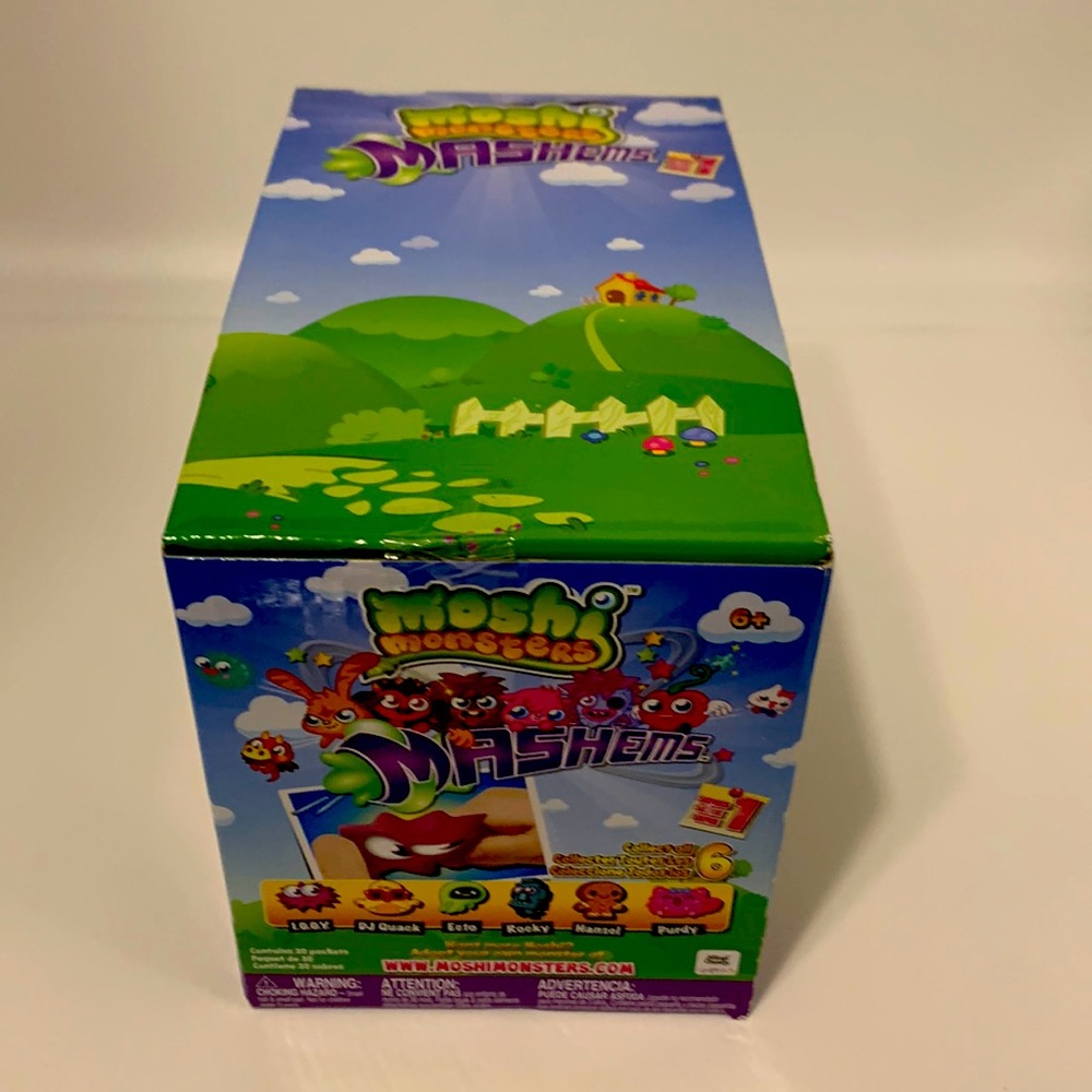 Mashems Moshi Monster full display box (30) packs new sealed